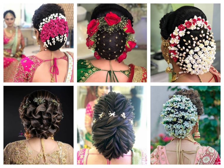 16 Glamorous Indian Wedding Hairstyles - Pretty Designs | Indian wedding  hairstyles, Indian bridal hairstyles, Indian hairstyles